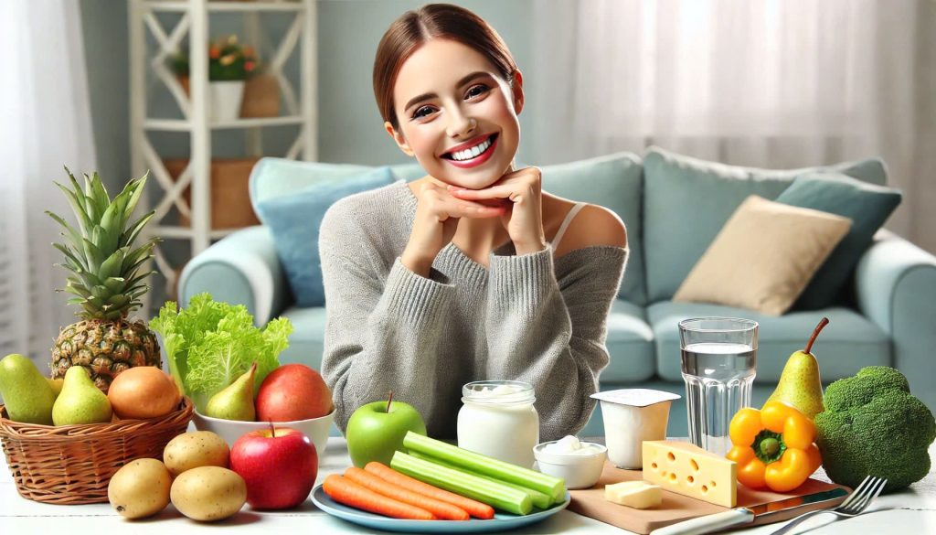 Bổ sung các thực phẩm lành mạnh để răng luôn trắng sáng