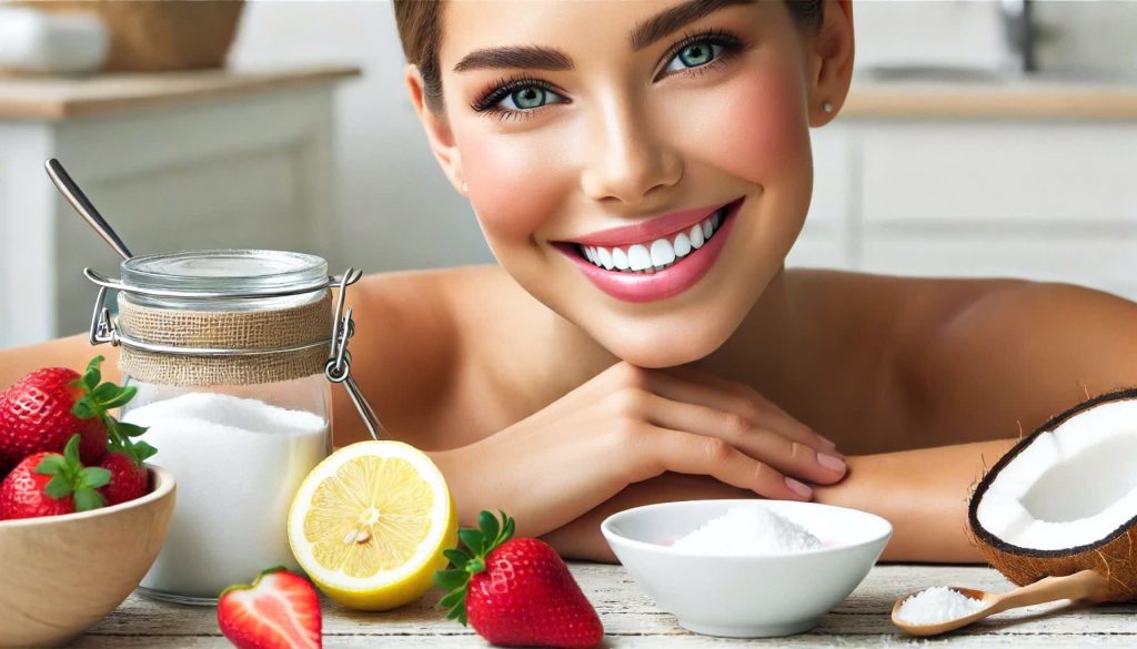 Làm trắng răng ố vàng tại nhà cùng các nguyên liệu tự nhiên