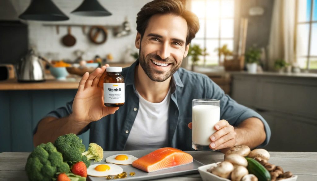 Vitamin D có vai trò quan trọng trong duy trì sinh lực nam giới
